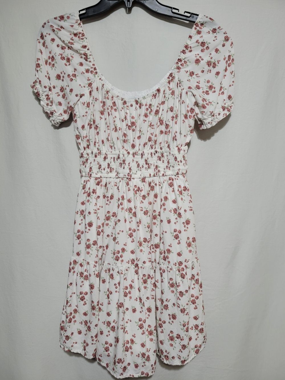 Hollister Womans Dress Small Pink Floral Cottagedcore Girlcore Milkmade Peasant